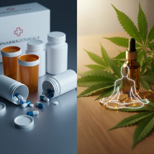 How to Use a Vape Pen: The Complete Beginner’s Guide 4 vape cleaning kit with alcohol bottle and tools Split image: clinical prescription drugs vs. natural cannabis products, symbolizing health and wellness alternatives.